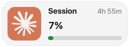 Claude Usage widget
