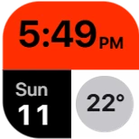 Clock & Weather widget