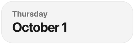Date widget