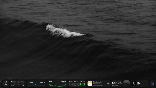 lumabar dock on a Windows desktop, setup 5