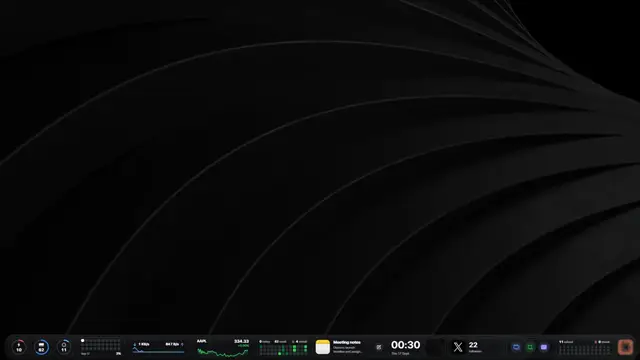 lumabar dock on a Windows desktop, setup 9