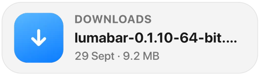 Downloads widget