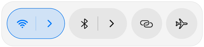 Quick Toggles widget