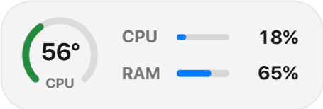 Temperature widget